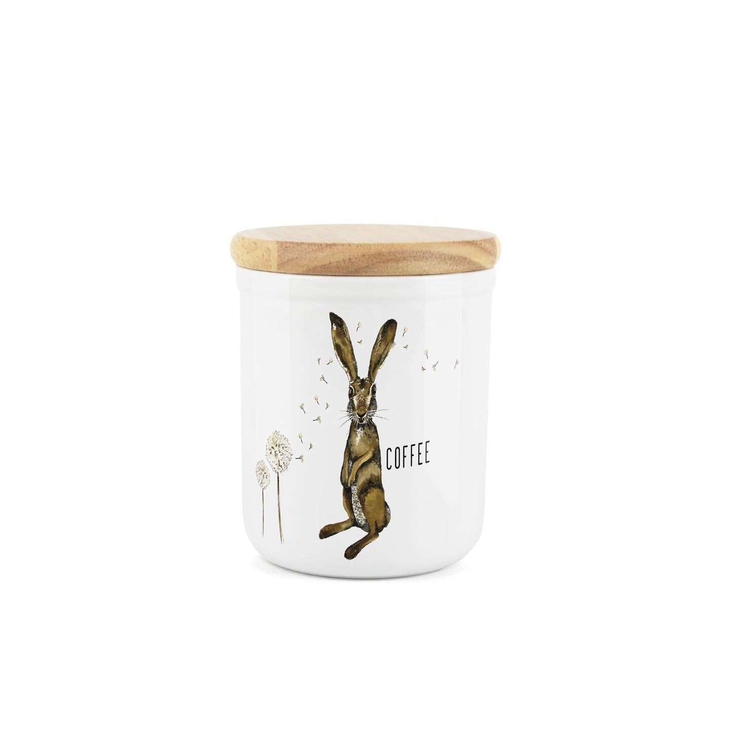 Hares & Dandelions Ceramic Canister