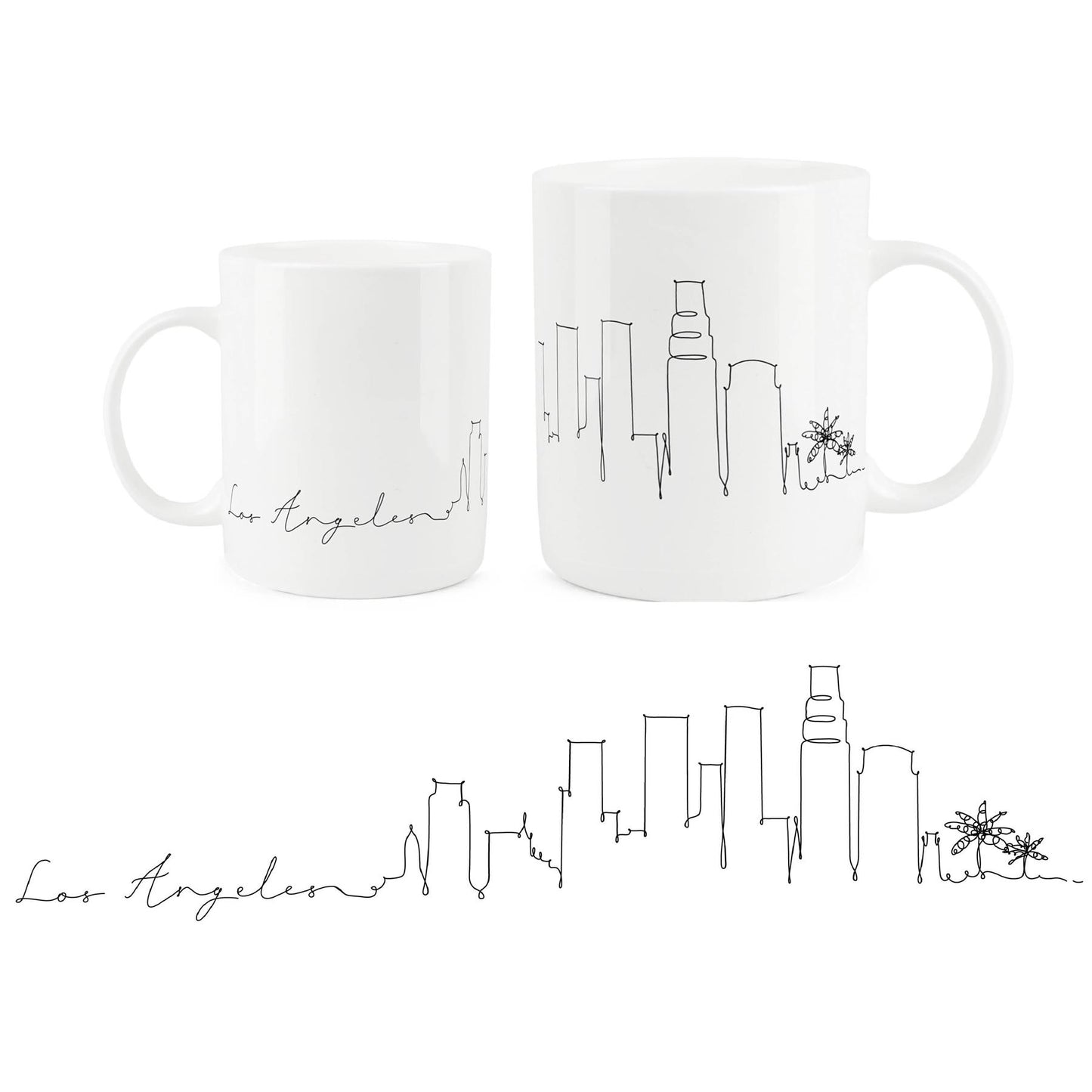 Chic bone china mug showcasing the modern Singapore skyline.