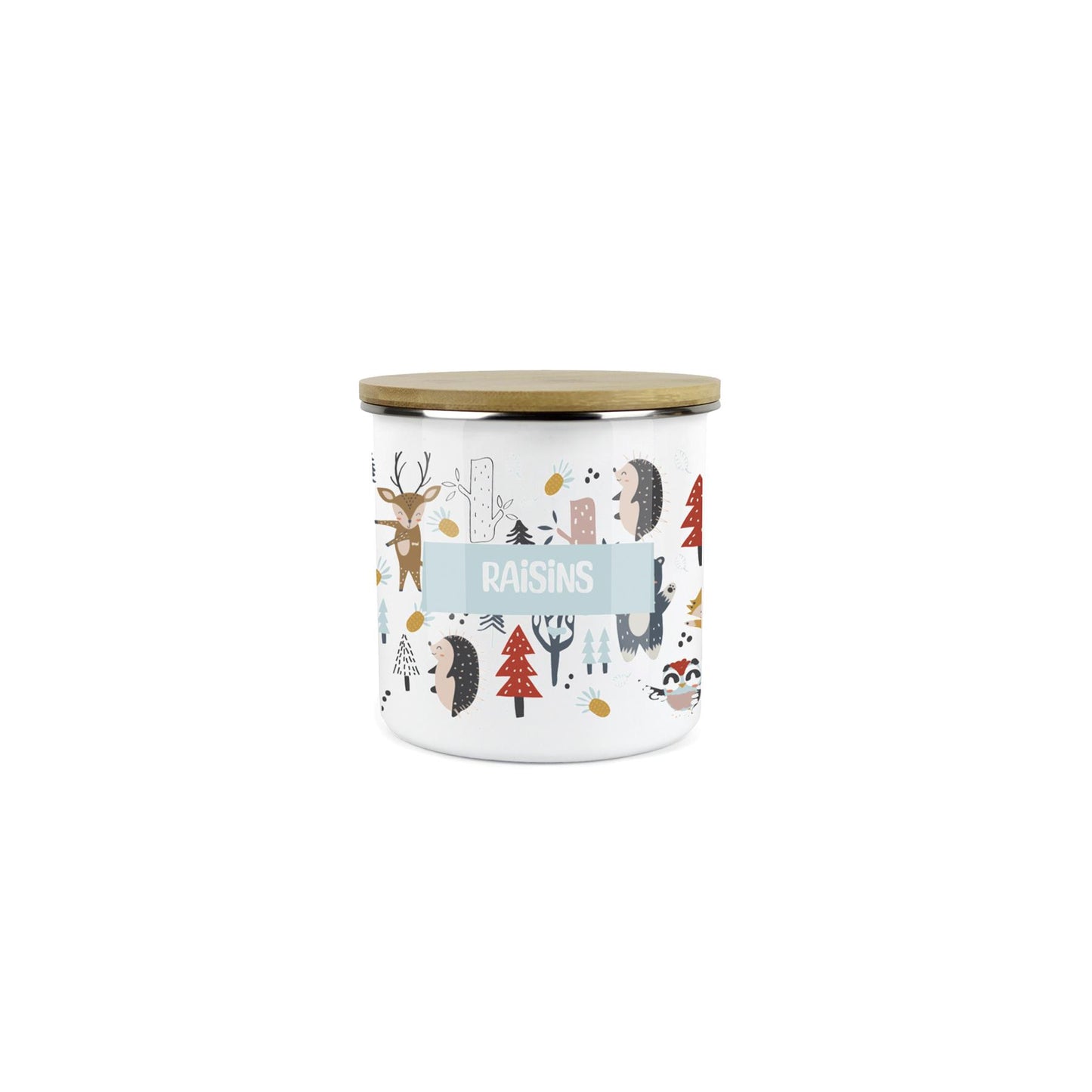 Forest Animals Mini Snack Storage Pot