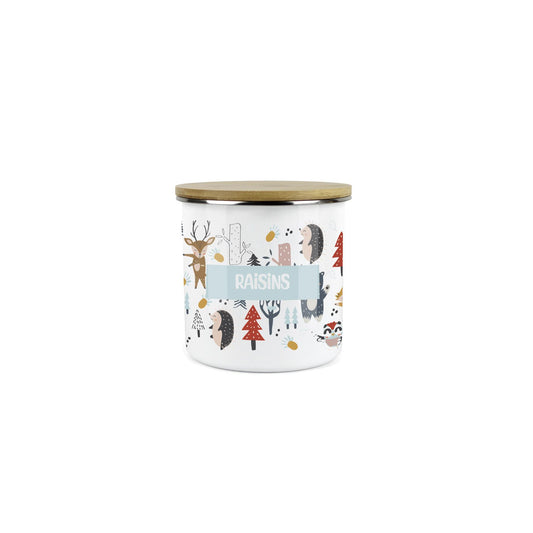 Forest Animals Mini Snack Storage Pot