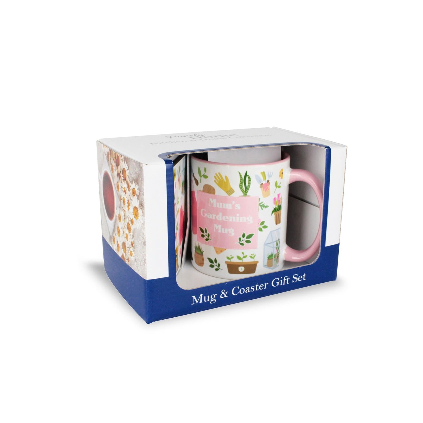 Mum's Gardening Mug & Coaster Gift Set