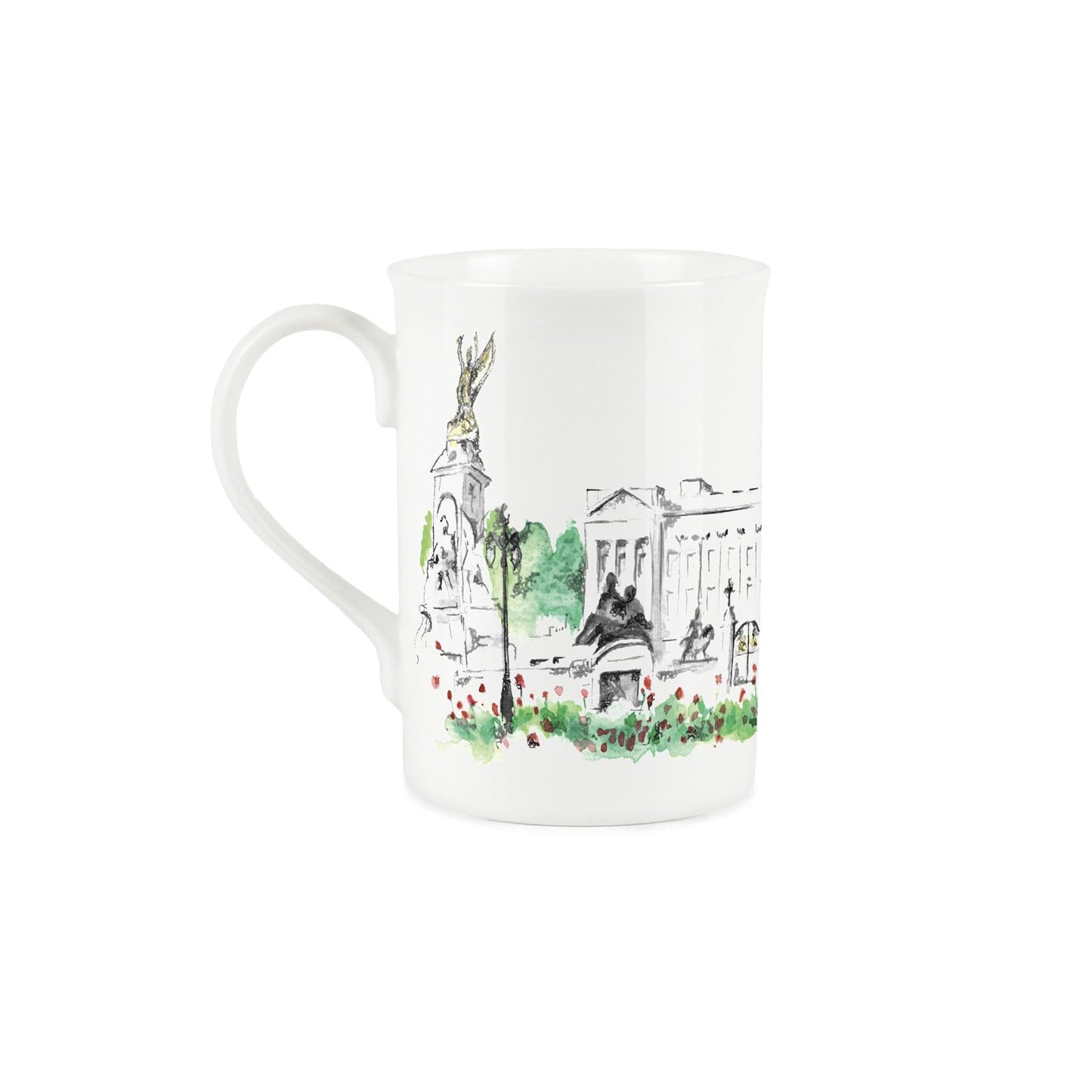 Buckingham Palace Mug by Rhiannon Chauncey