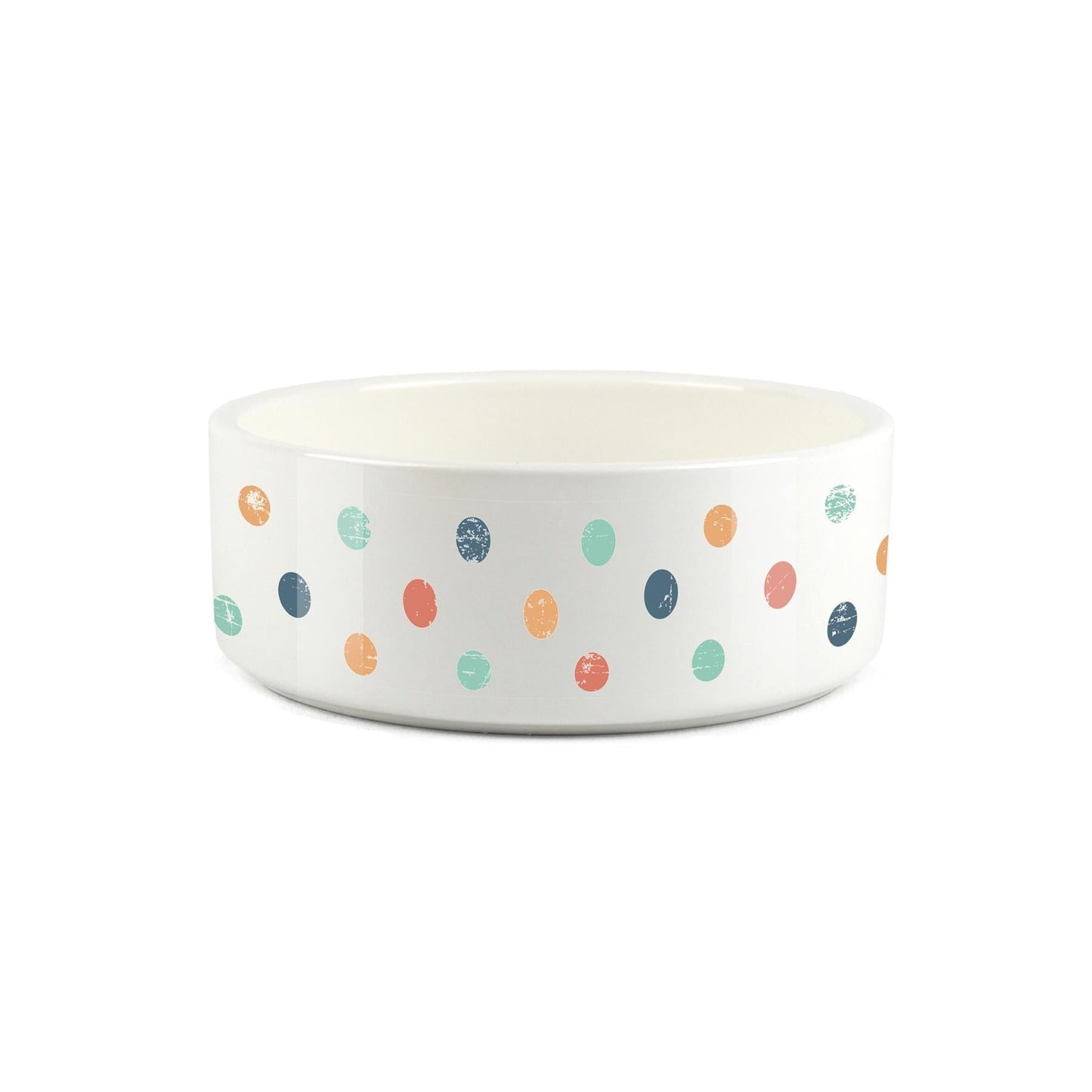 Polka Dots Small Pet Bowl