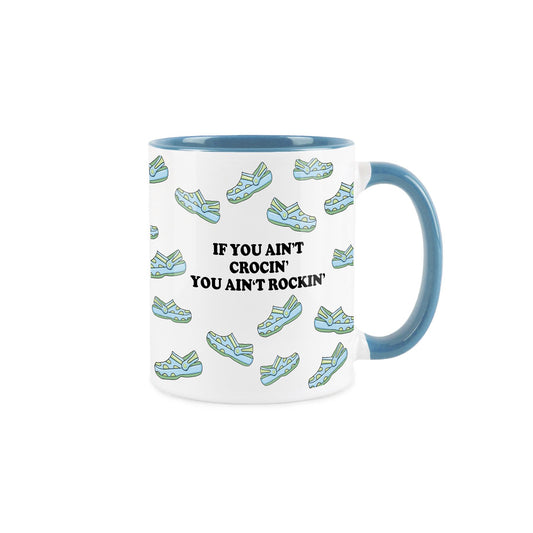 Colourful Rockin' Crocin Shoe Mug