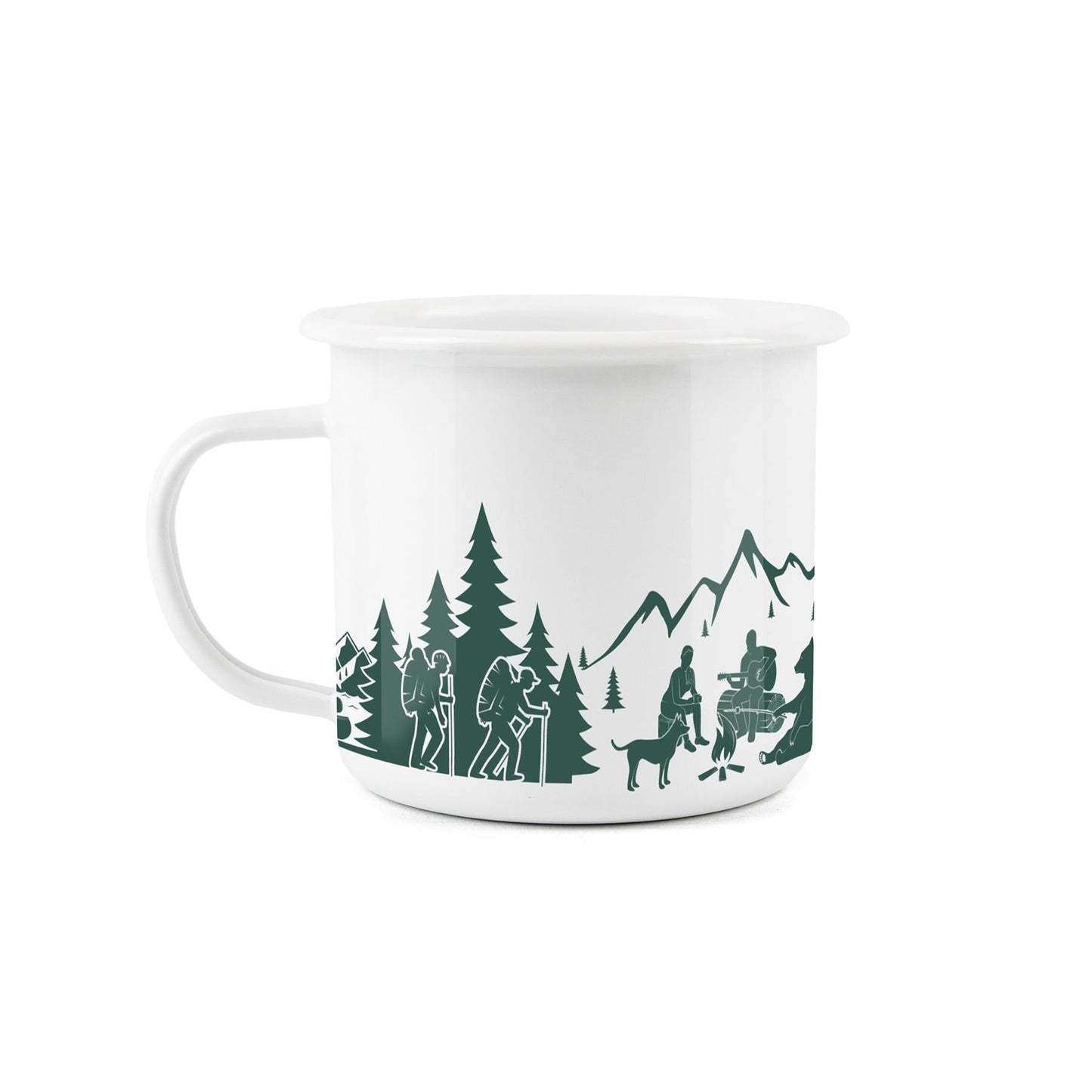 Camping Trip Enamel Mug