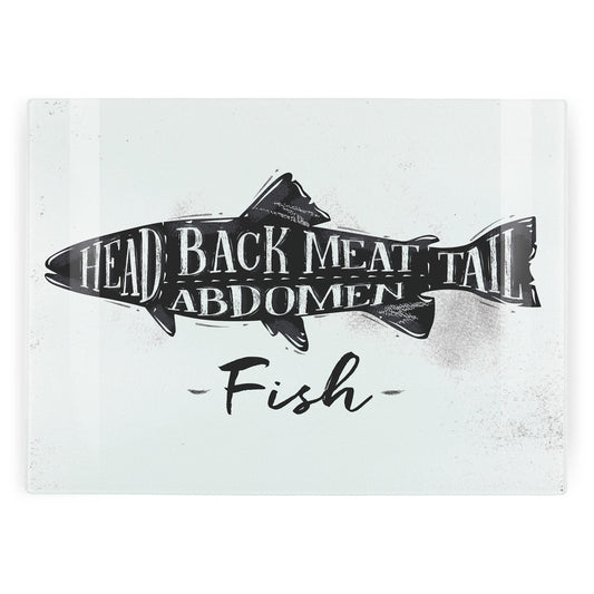 Seafood Fish Large Worktop Protector