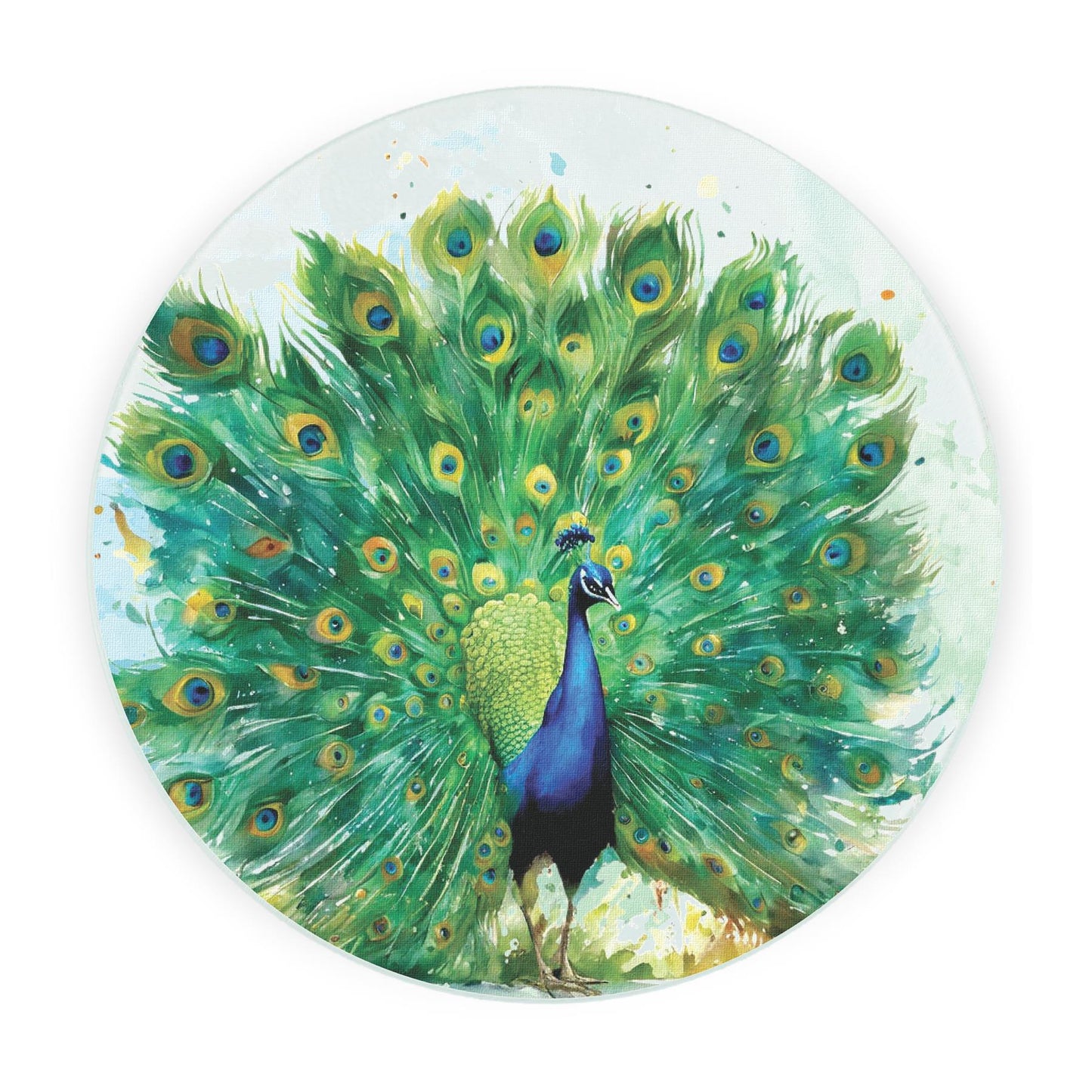 Peacock Round Worktop Protector