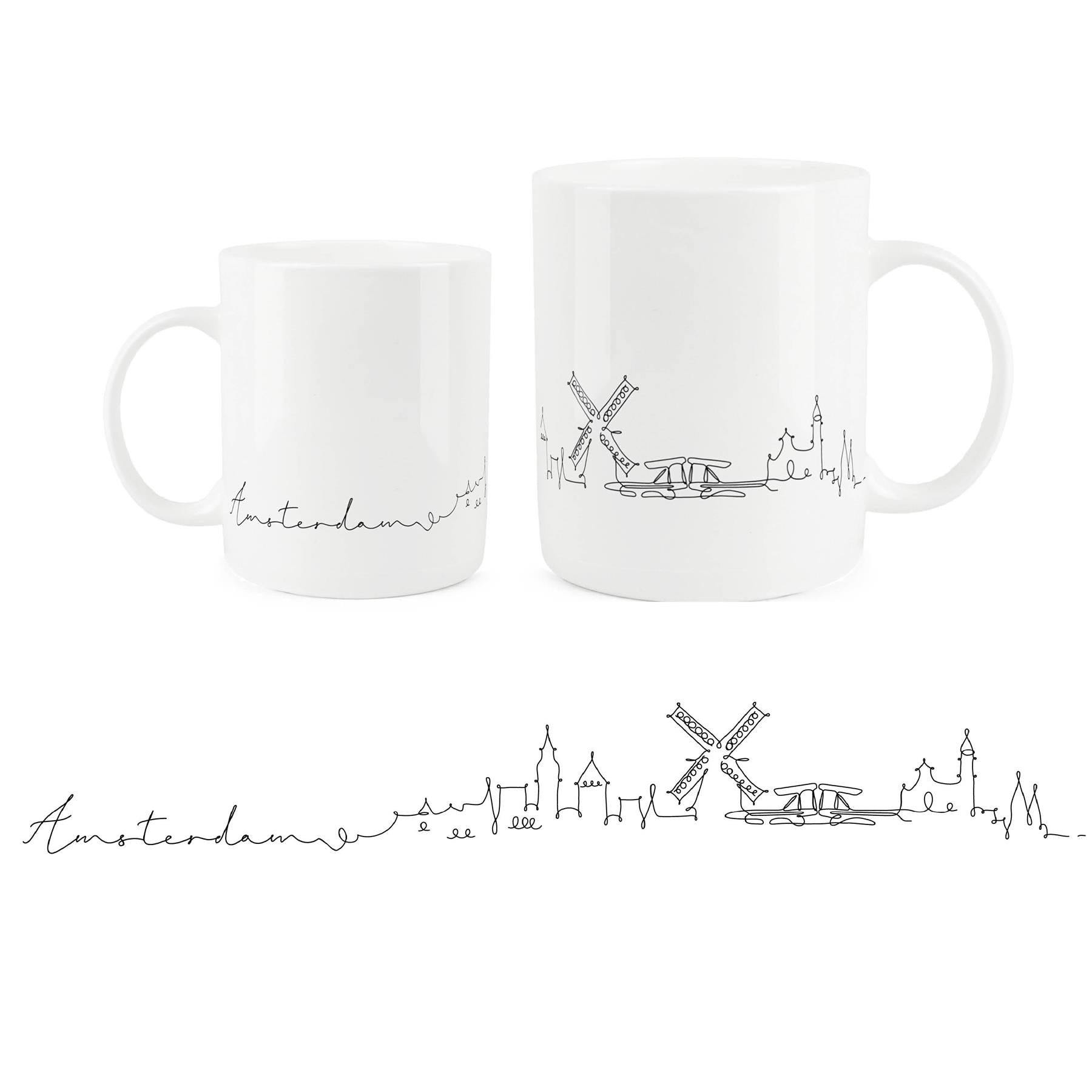 Vibrant bone china mug featuring the captivating Rio de Janeiro skyline.
