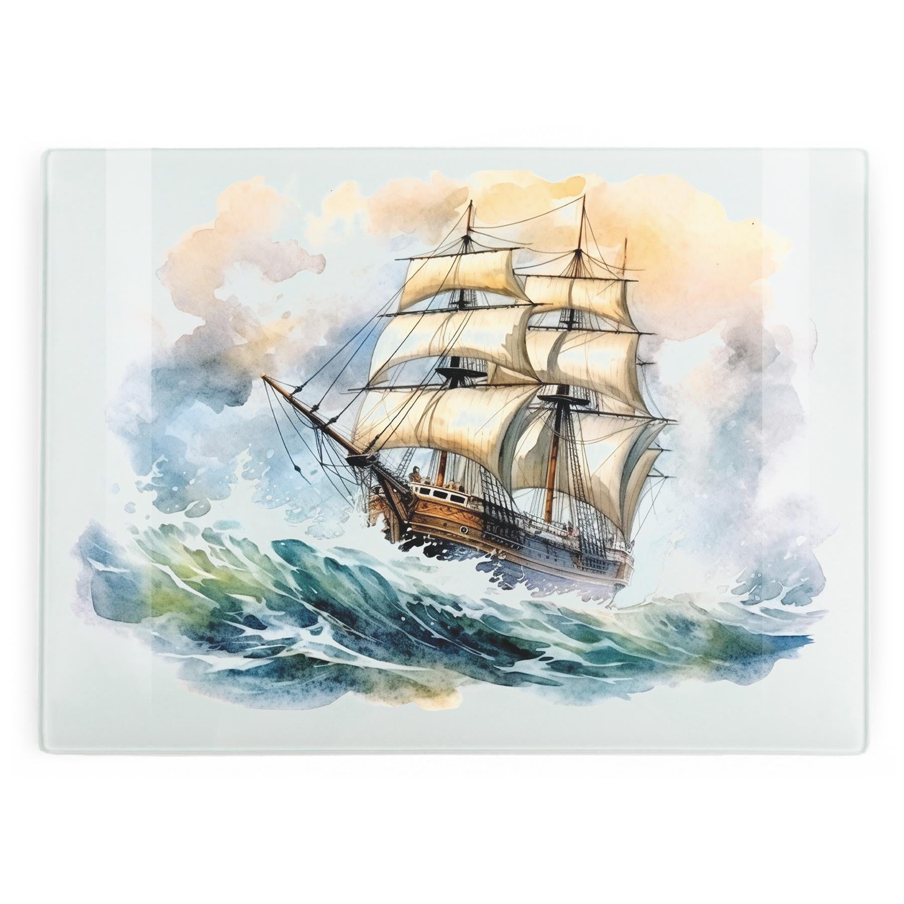 Sailing Ship Large Smooth Worktop Protector