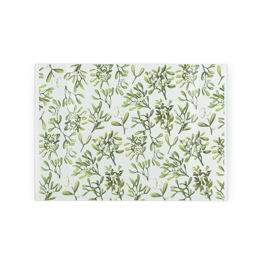 Green Mistletoe Small Smooth Worktop Protector