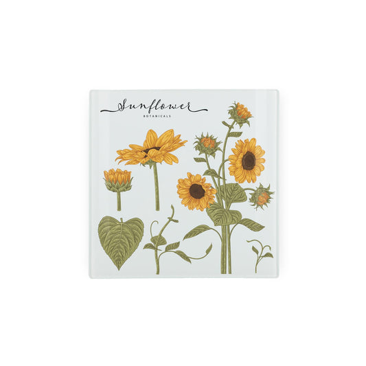 Botanical Sunflowers Small Smooth Hot Pot Stand