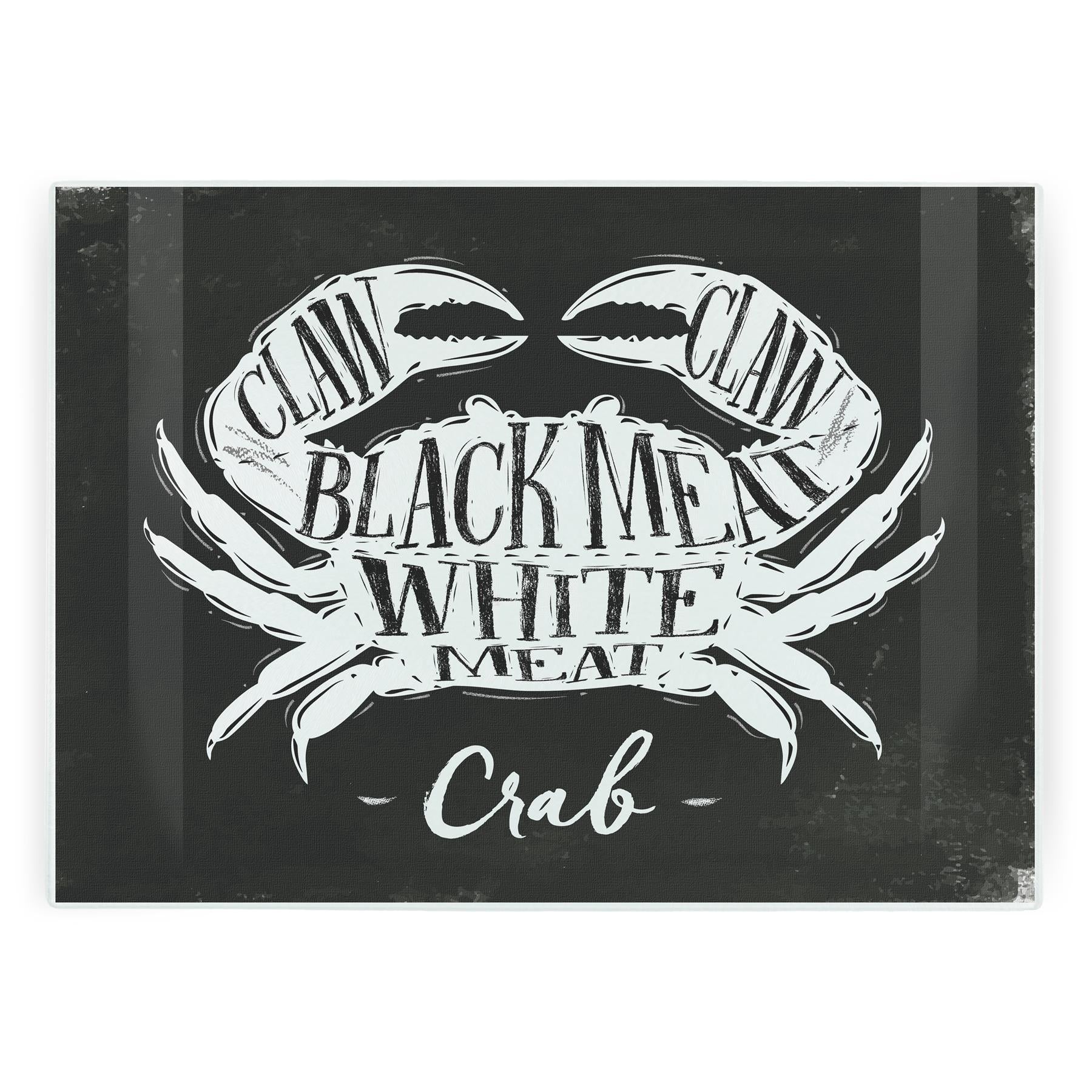 Cuts of Meat Crab Large Worktop Protector