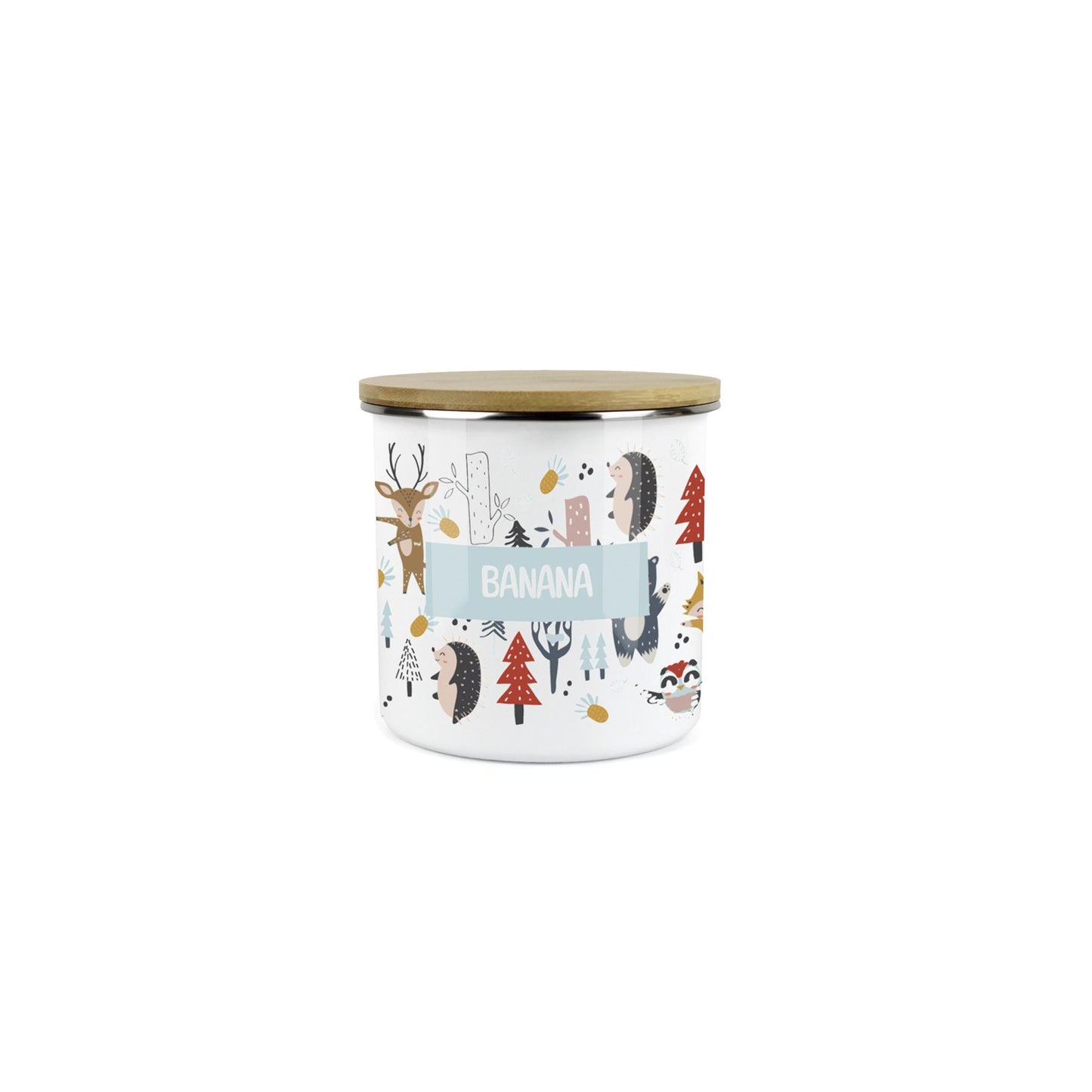 Forest Animals Mini Snack Storage Pot