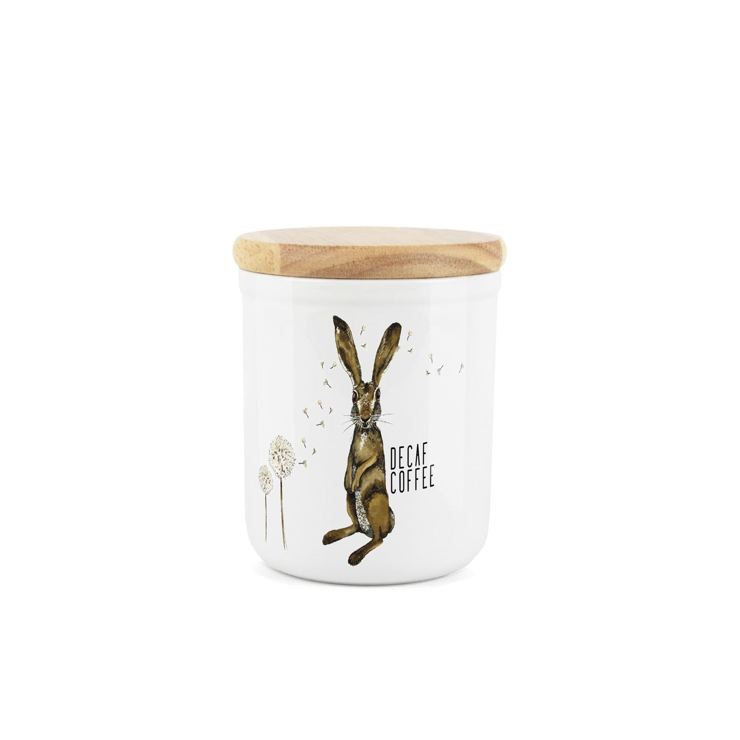 Hares & Dandelions Ceramic Canister