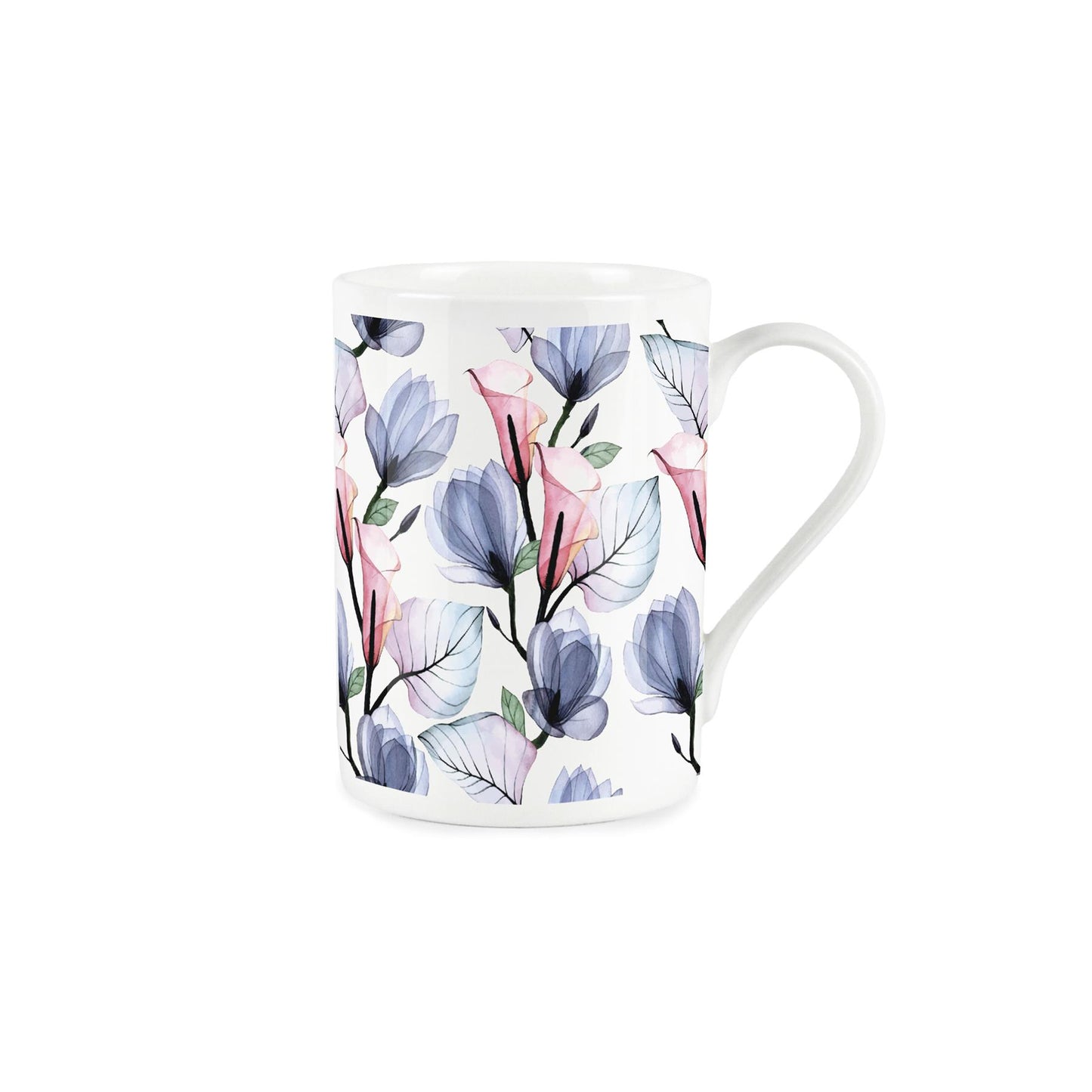 Glass Flowers Mug