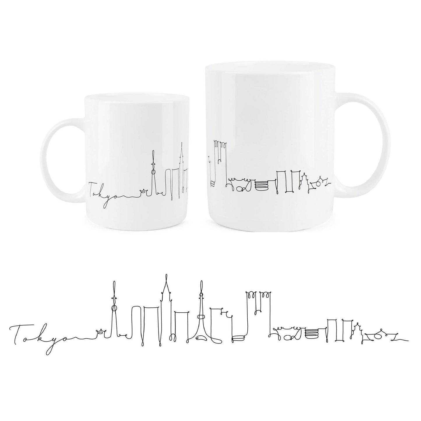 Iconic bone china mug capturing the beauty of the Sydney skyline.