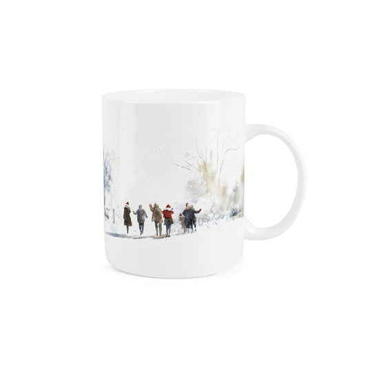 Winter Christmas House Mug
