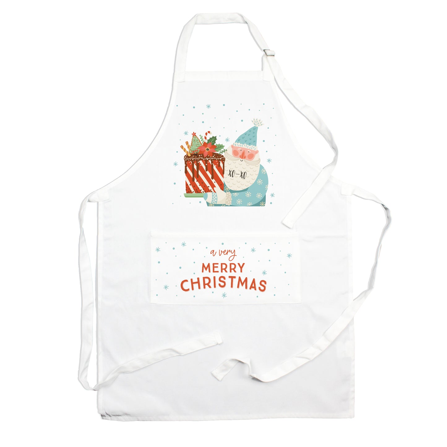 Christmas Santa Cake  Apron