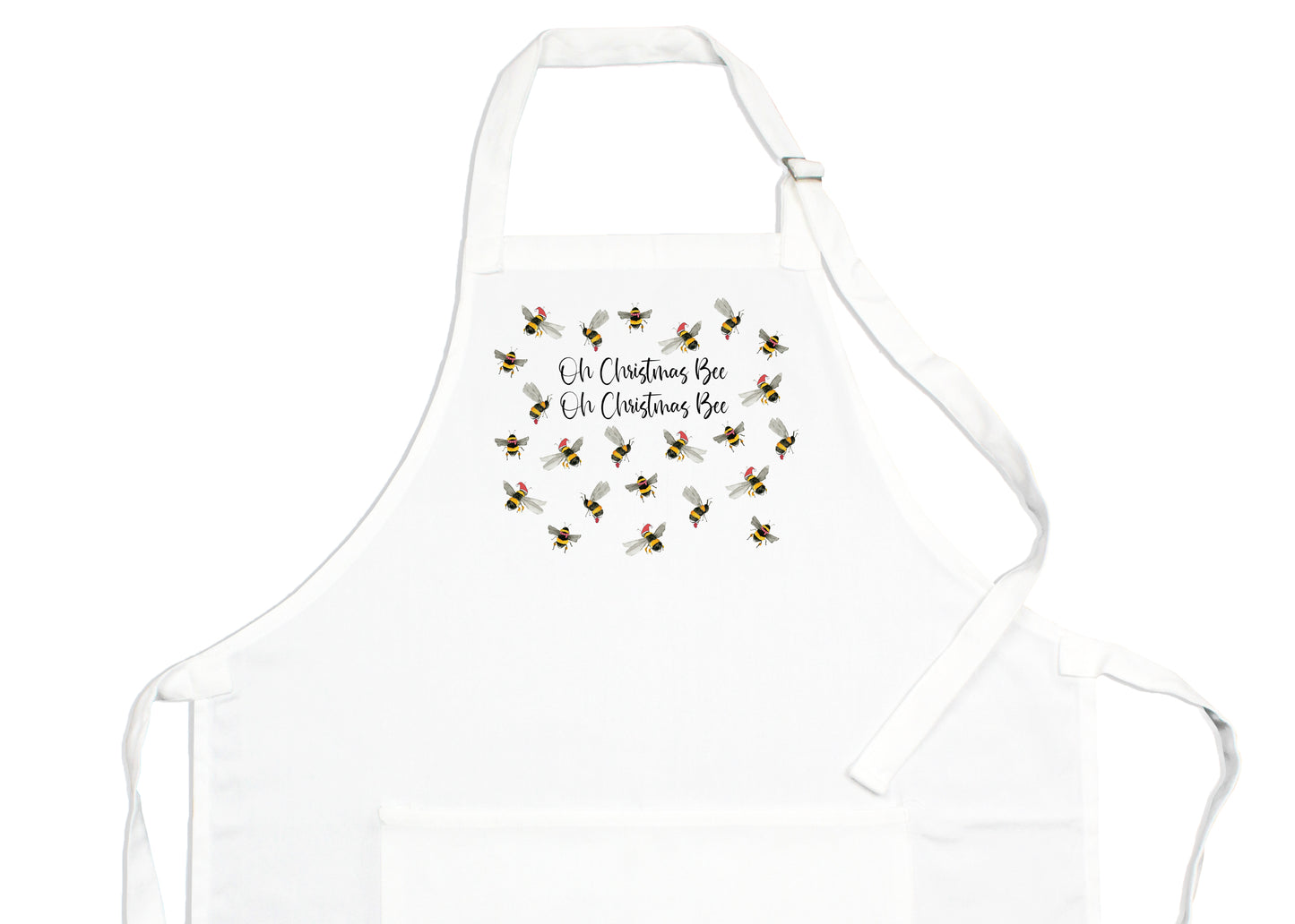 Christmas Bees Apron by Rhiannon Chauncey