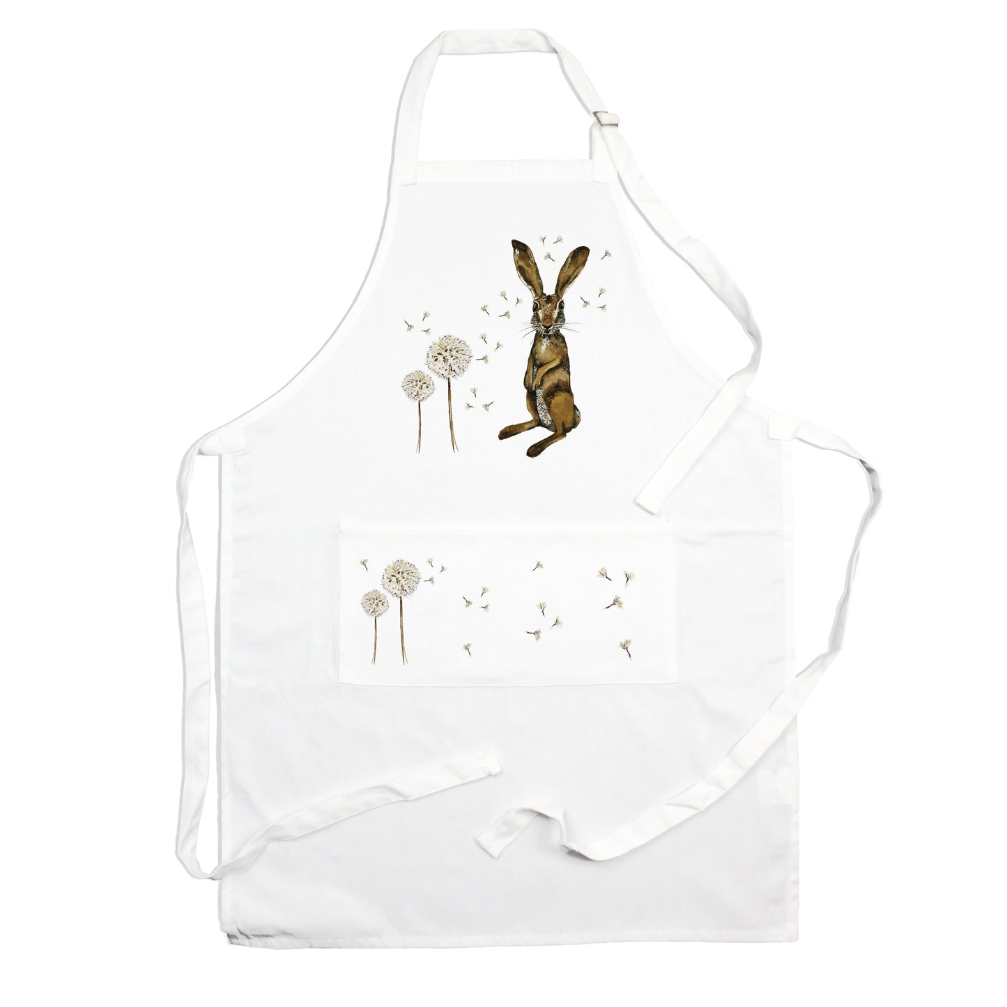 Hares & Dandelions Apron by Rhiannon Chauncey