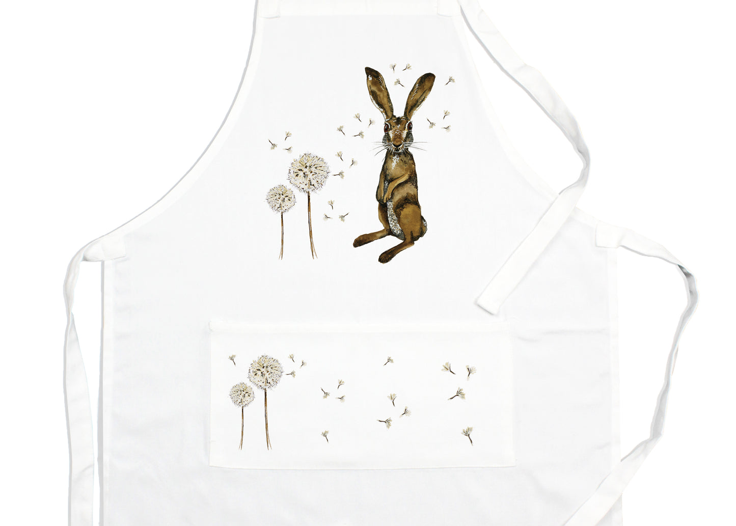 Hares & Dandelions Apron by Rhiannon Chauncey