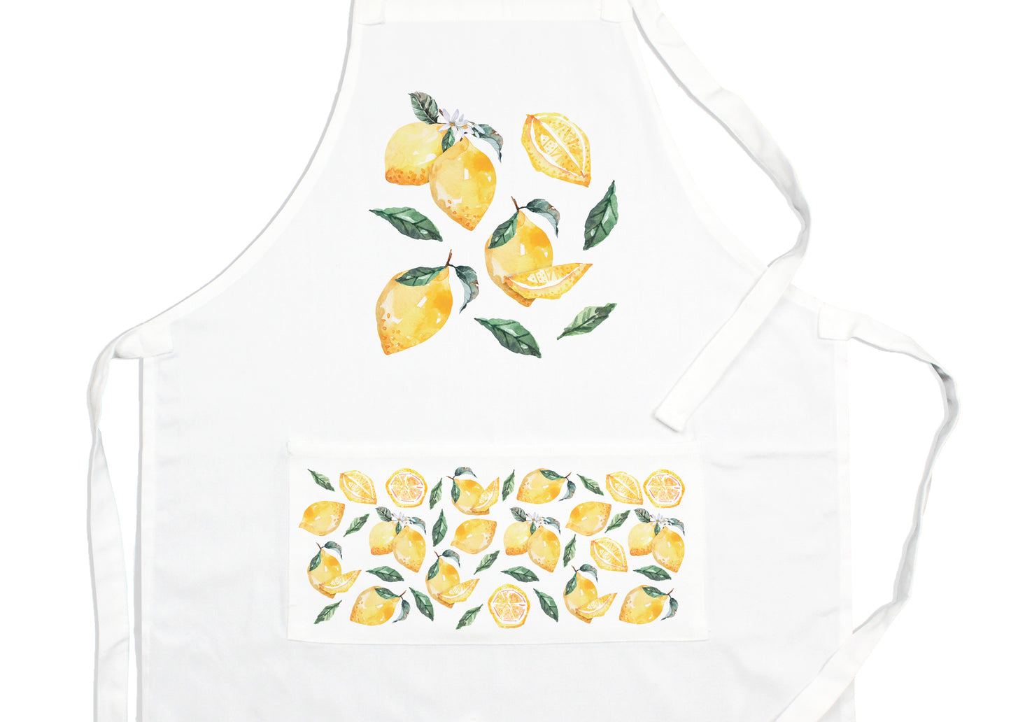 Painted Florals - Lemons  Apron