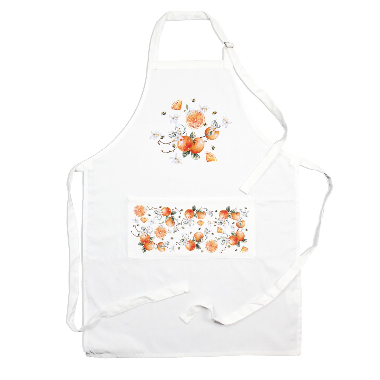 Painted Florals - Tangerines  Apron