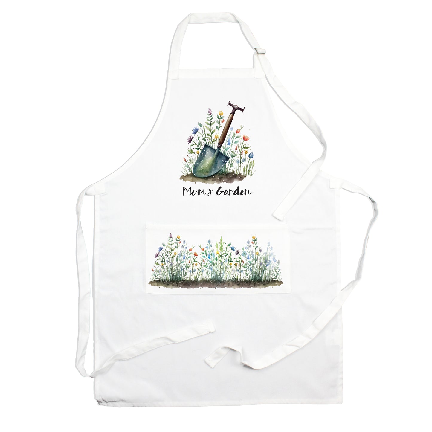 Garden Spade & Flowers Apron