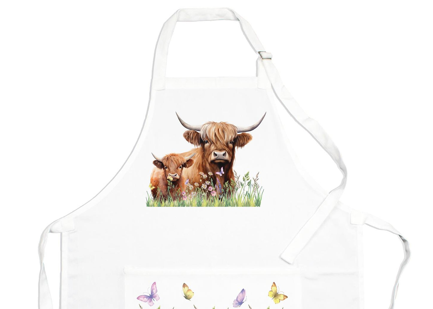 Highland Cow & Calf  Apron