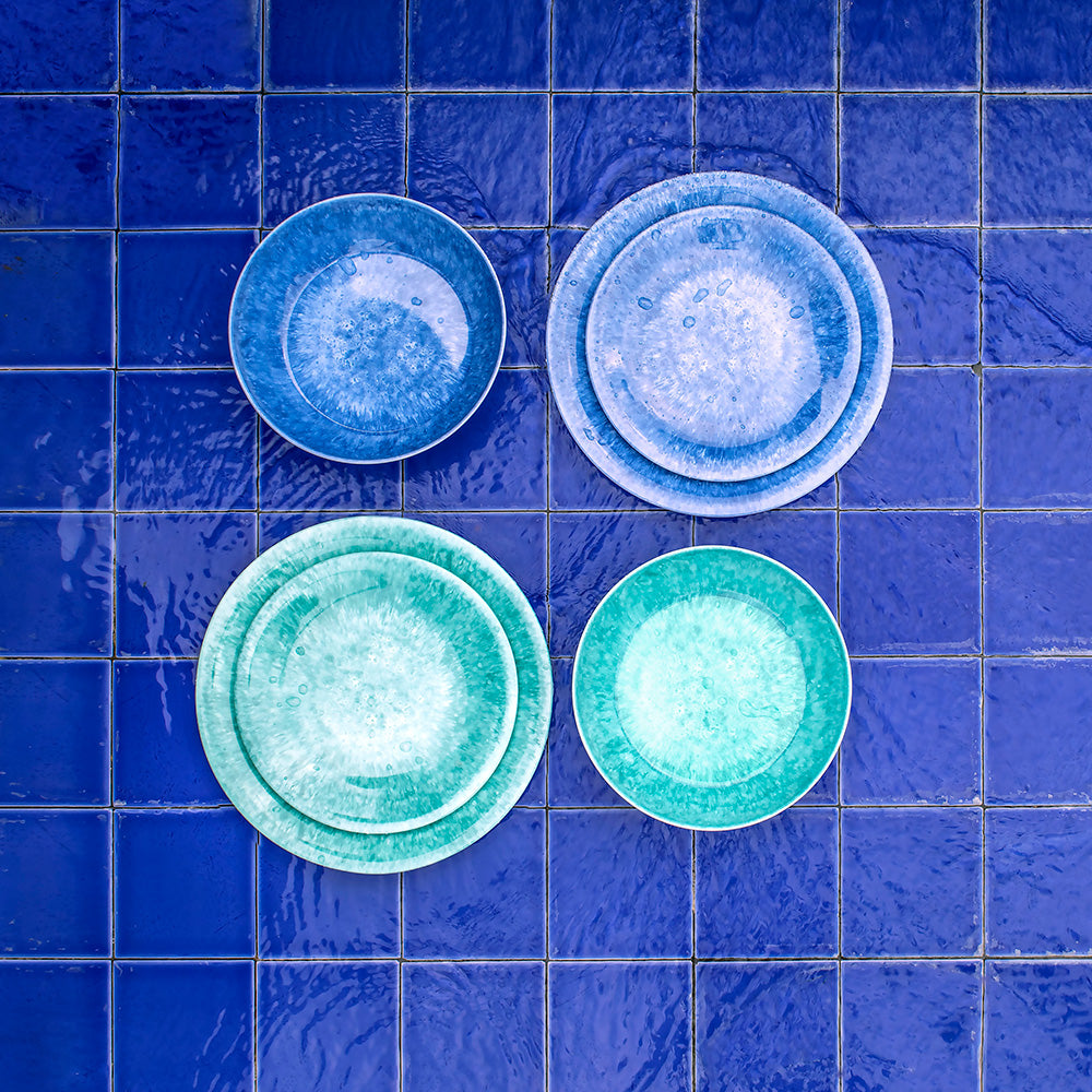 Bali Brights Indigo Melamine Dinner Plate
