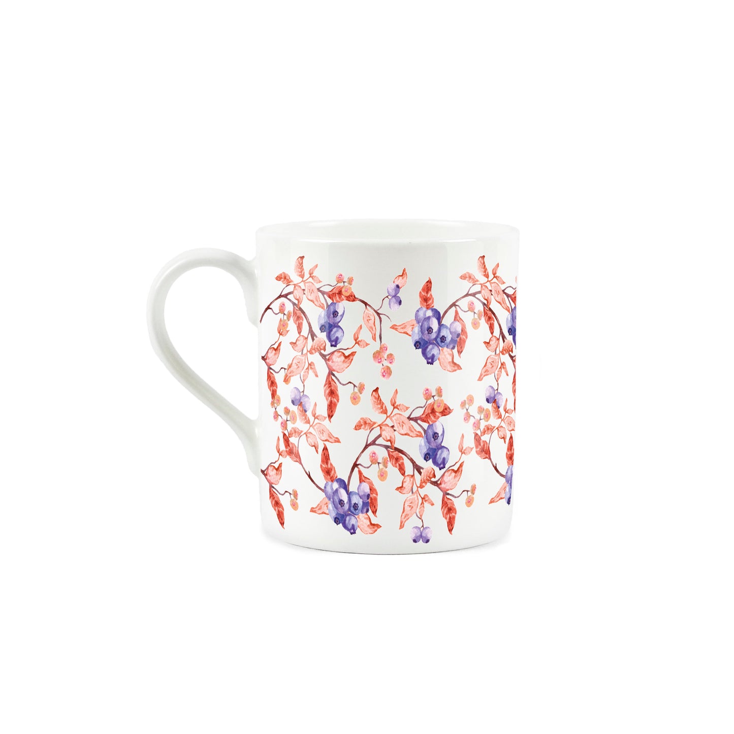 Painted Fruits Blueberries Small Mug