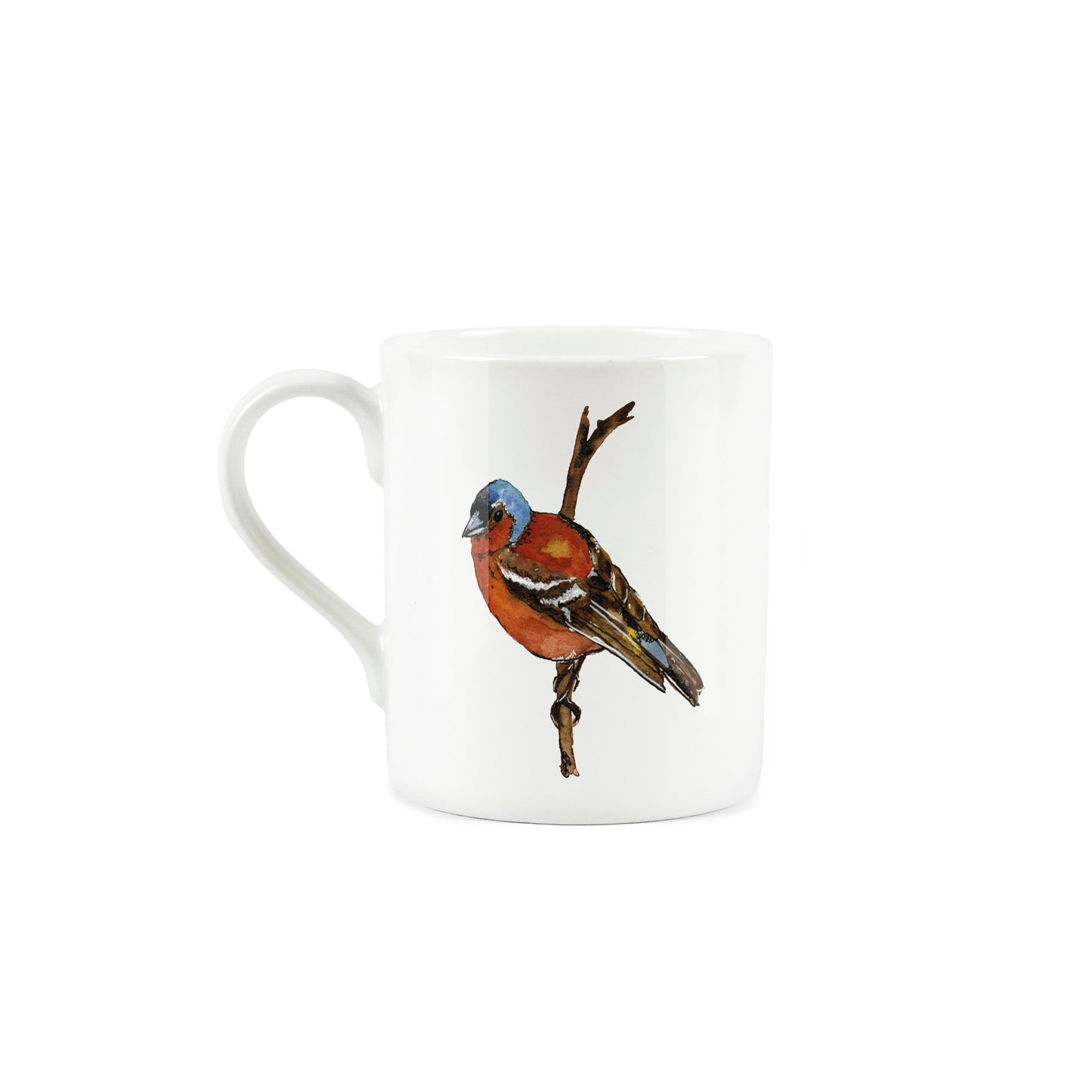 Garden Birds Chaffinch Small Mug by Rhiannon Chauncey