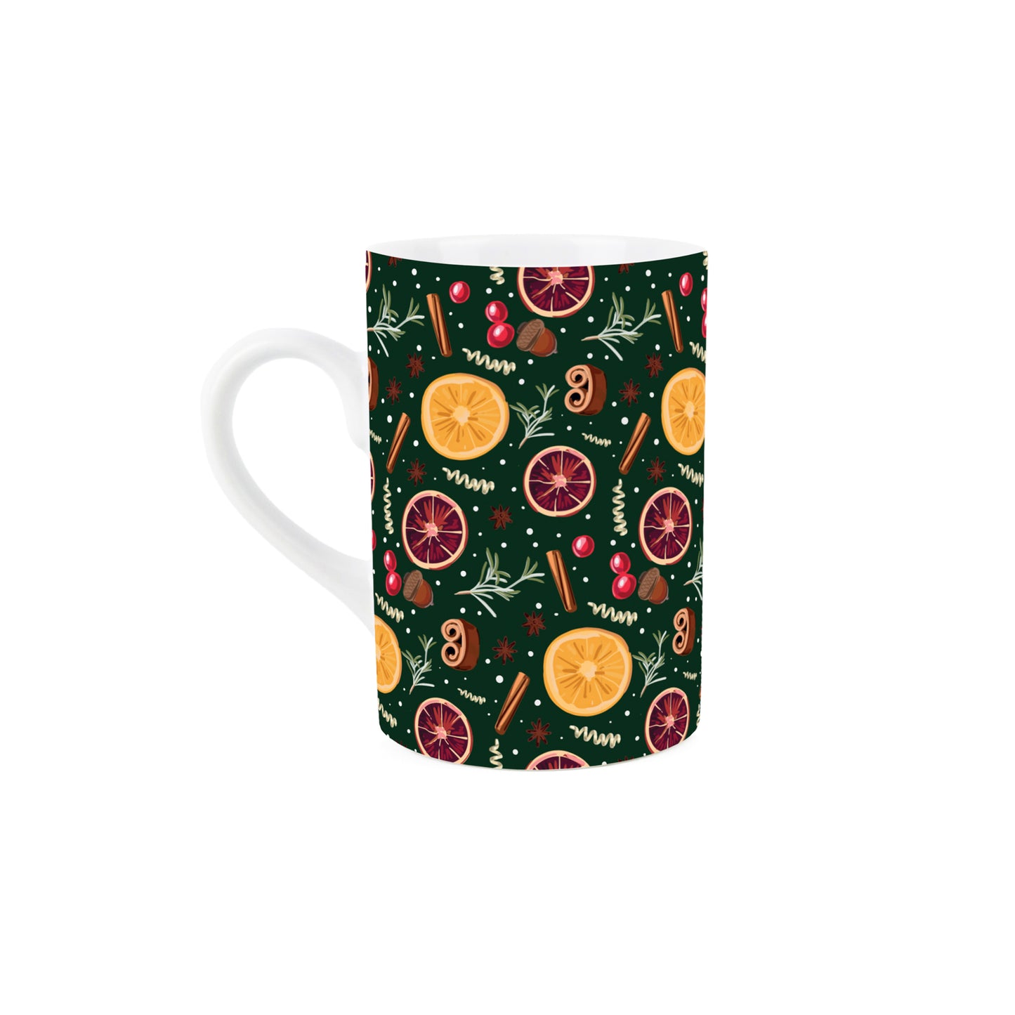 Christmas Fruits & Spices Ceramic Mug