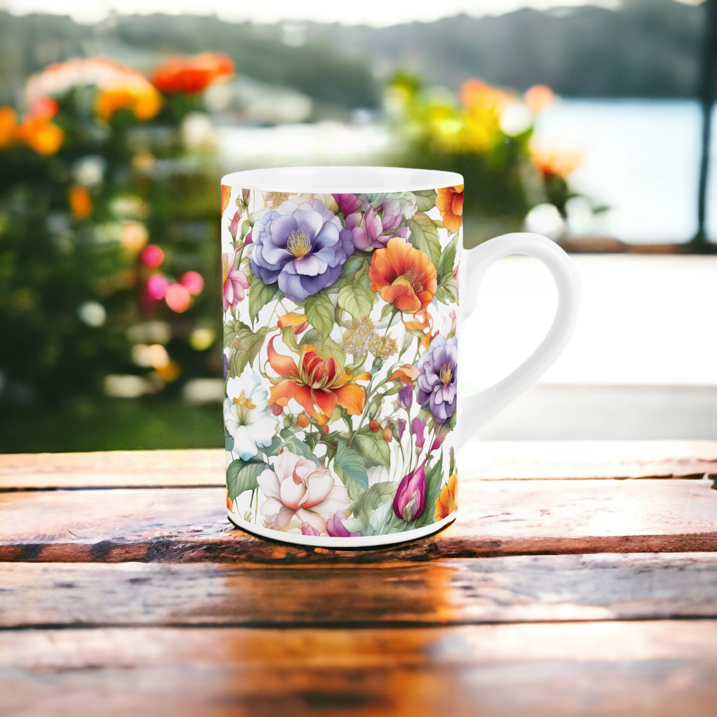 Floral Ceramic Mug