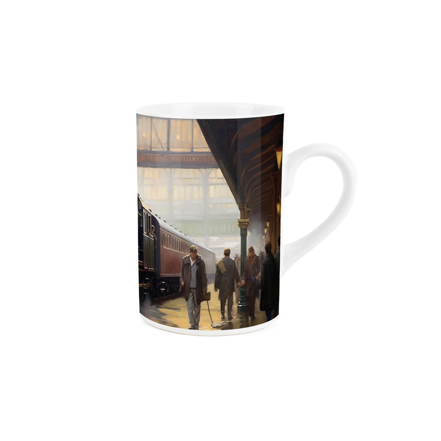 Steam Train Arriving at the Station Mug