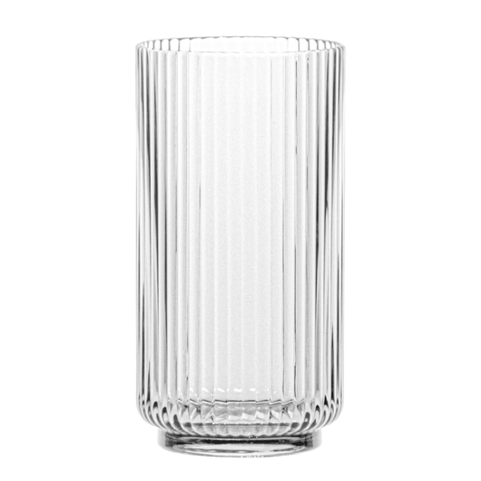 Mesa Clear Acrylic Plastic Ribbed Jumbo Drinking Cups