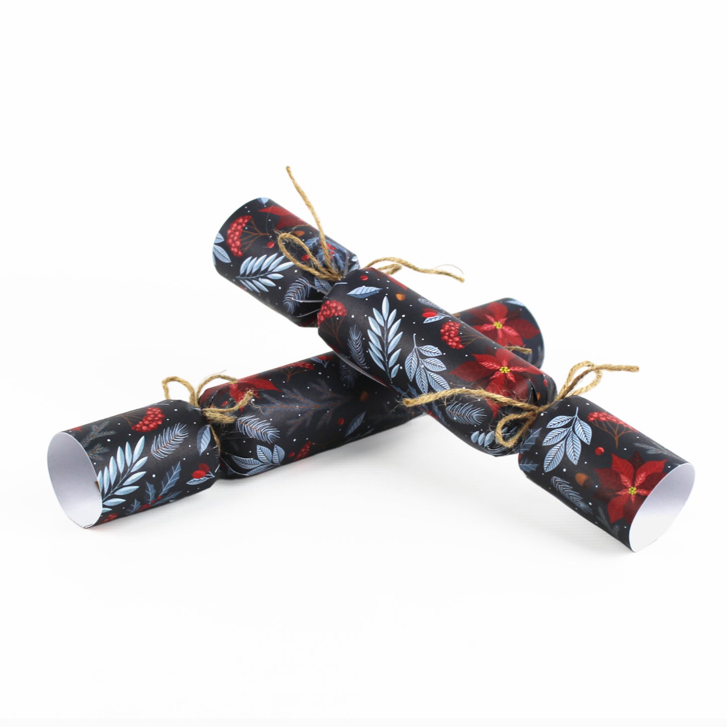 Dark Foliage Easy Eco Christmas Crackers