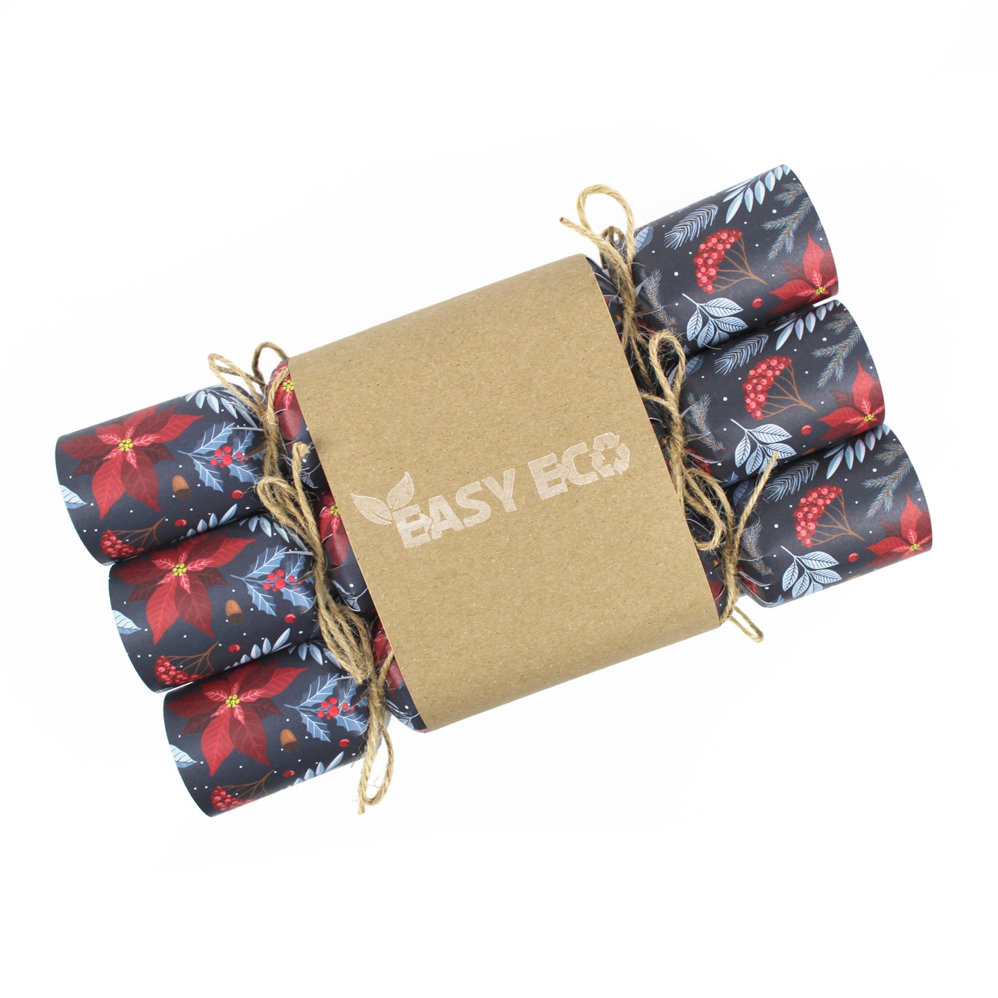 Dark Foliage Easy Eco Christmas Crackers