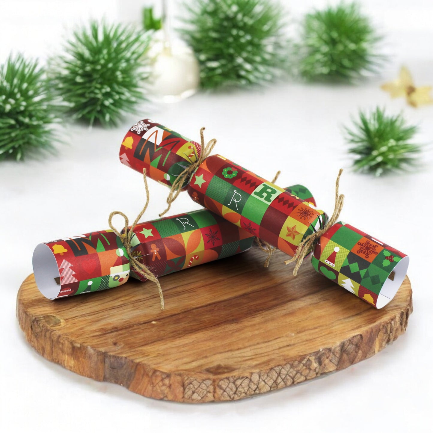 Merry Christmas Wrapping Paper Easy Eco Christmas Crackers