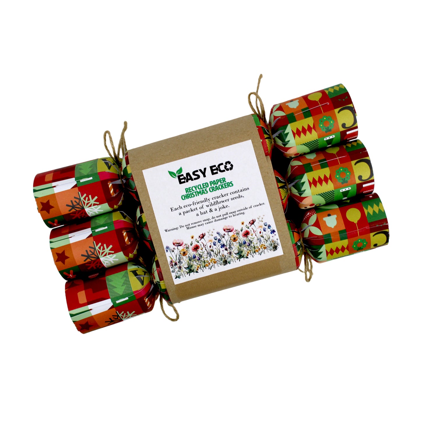 Merry Christmas Wrapping Paper Easy Eco Christmas Crackers