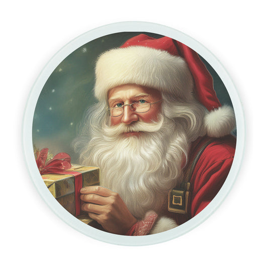 Father Christmas' Gifts Round Worktop Protector
