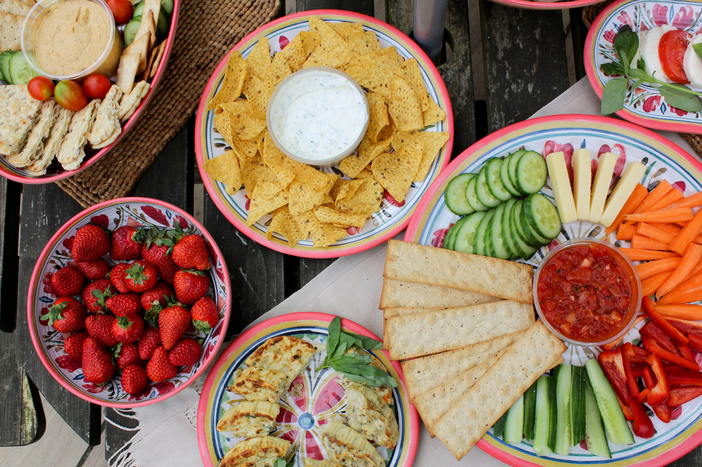 Mediterranean Melamine Dinner Plate