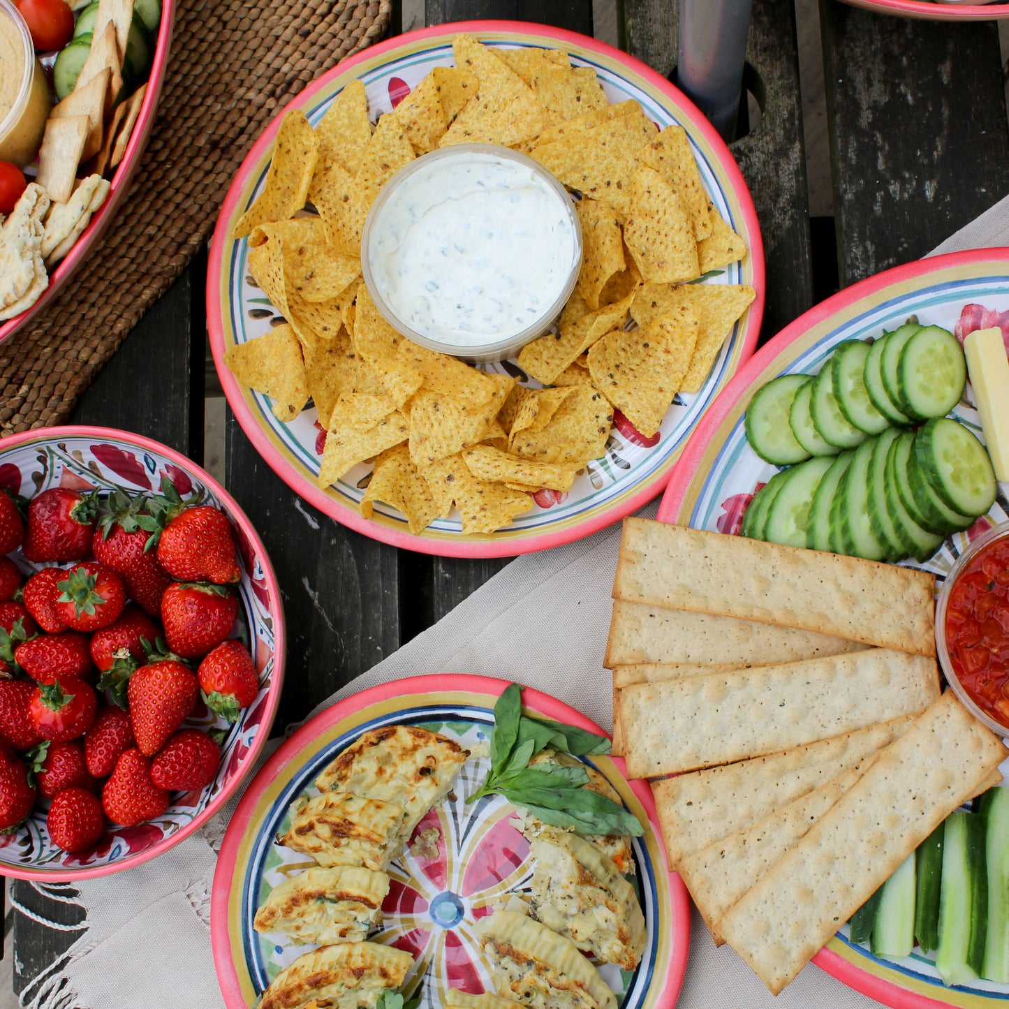 Mediterranean Melamine Side Plate