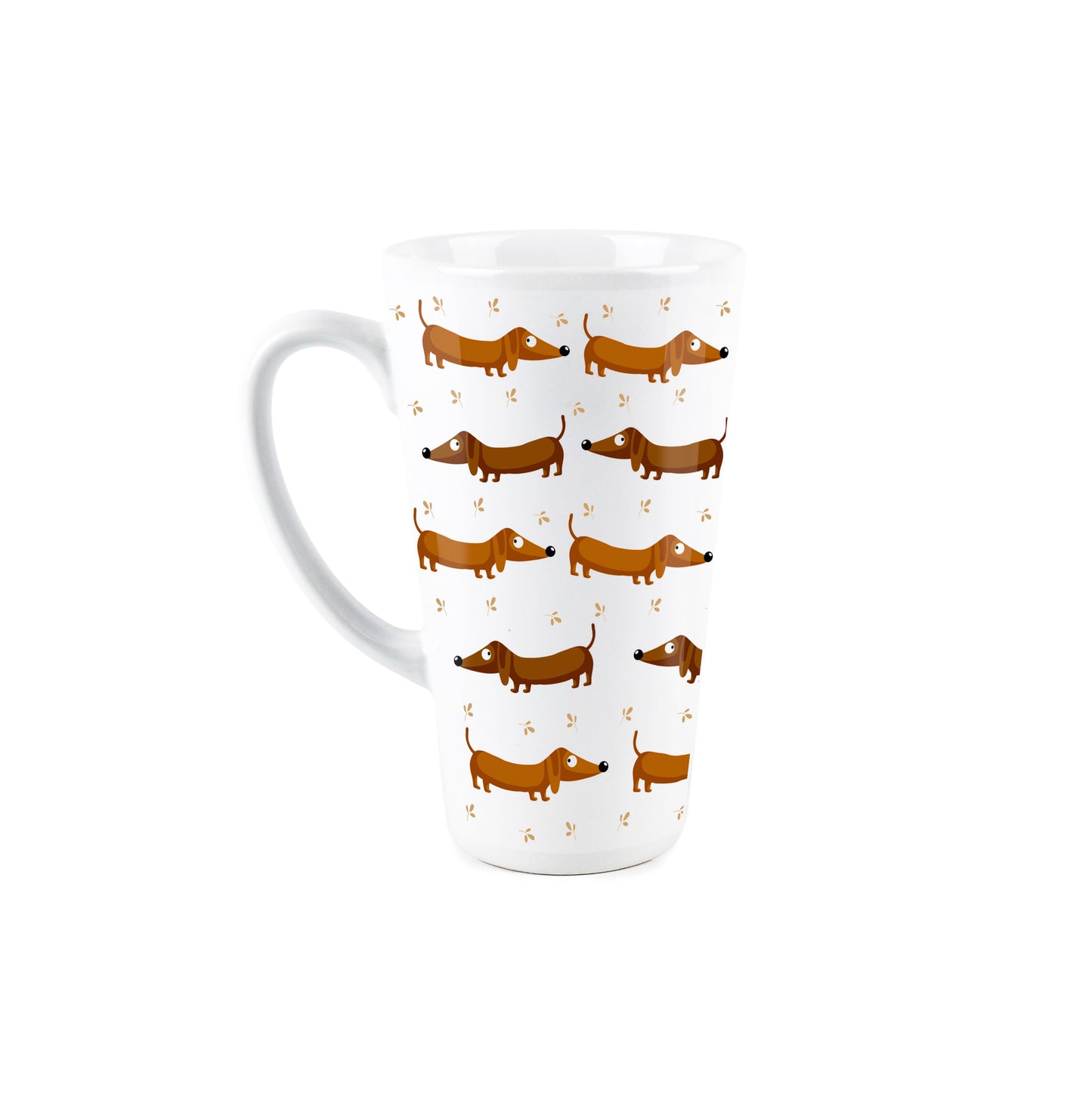 Dachshund Print Large Latte Mug