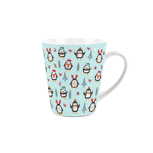 Christmas Penguins Small Latte Mug