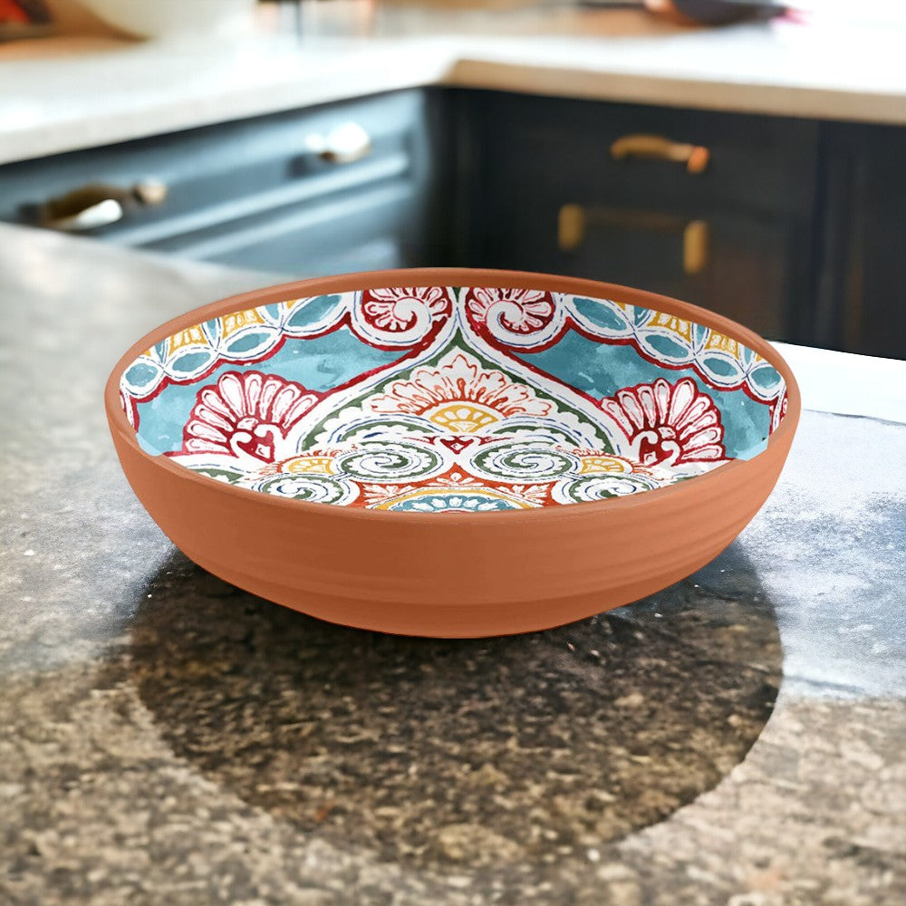 Rio Corte Melamine Picnic Oval Serving Bowl
