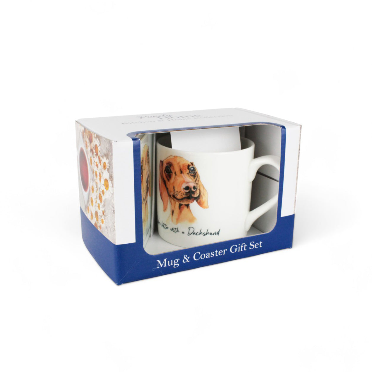 Life's Better with a Dachshund Mug & Coaster Gift Set