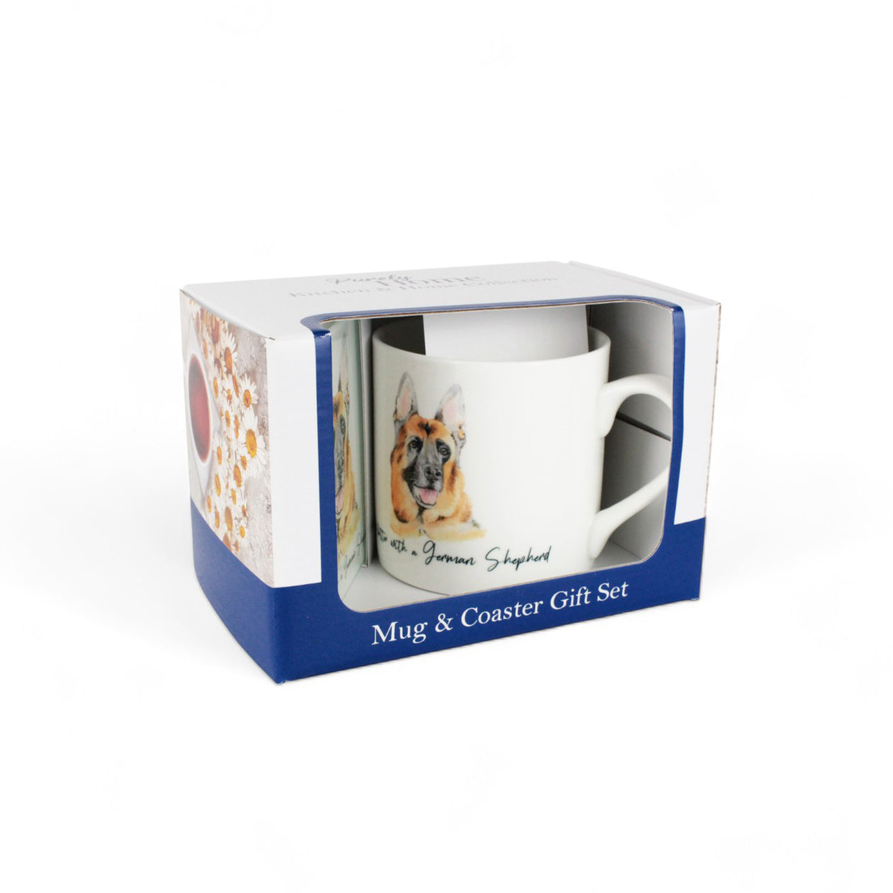 Life's Better with a German Shepherd' Mug & Coaster Gift Set