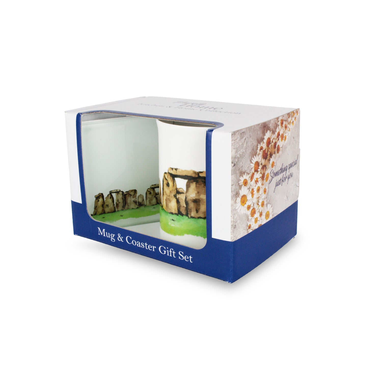 Stonehenge Mug & Coaster Gift SetG by Rhiannon Chauncey