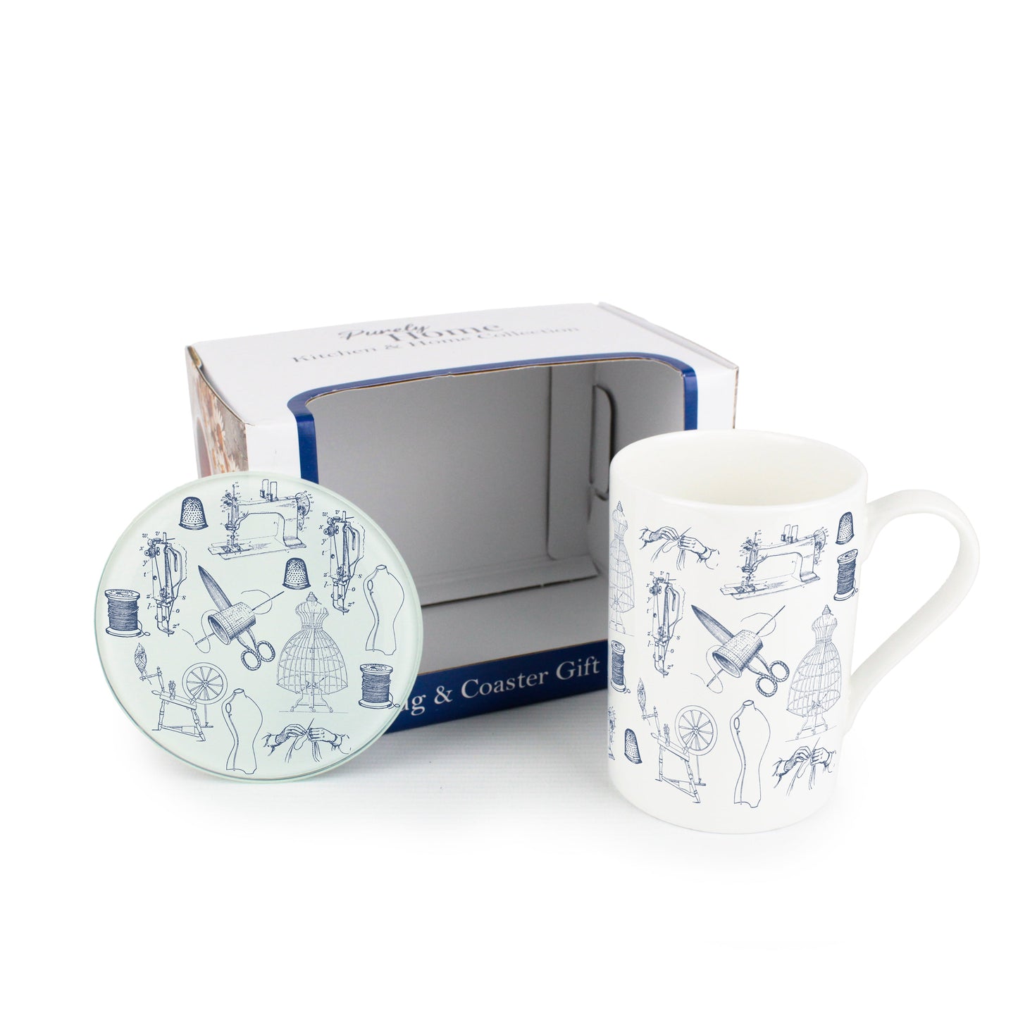 Vintage Hobbies Mug & Coaster Gift Set